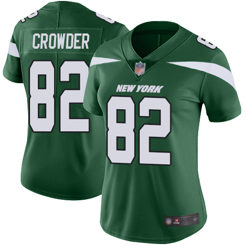 New York Jets Limited Green Women Jamison Crowder Home Jersey NFL Football 82 Vapor Untouchable